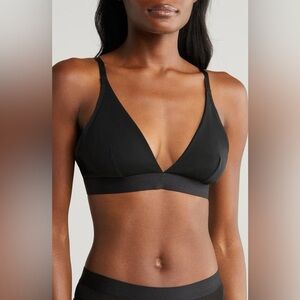 Lemonade Dolls Mesh Bralette Sheer Black Size 2L